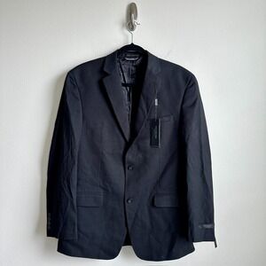 Marc‎ New York Blazer Mens 42R Black Andrew Marc Suit Jacket Stretch Dress Coat